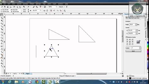 Cara Membuat Segitiga Siku-Siku dengan Mudah dan Cepat di CorelDRAW