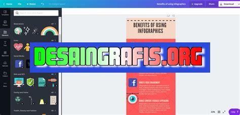 cara membuat infografis dengan canva