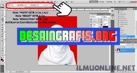 cara setting canvas ukuran pas foto photoshop