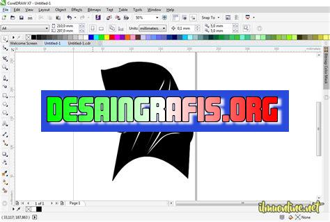 cara membuat siluet dengan coreldraw