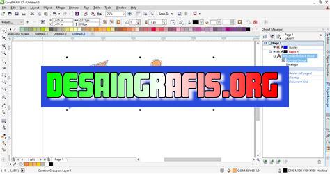 cara membuat garis tepi pada coreldraw