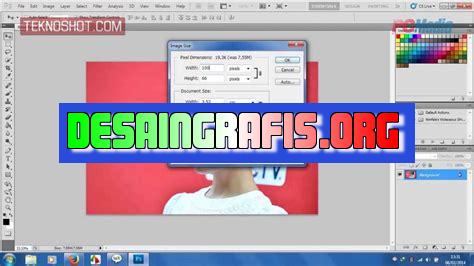 cara memperkecil ukuran canvas pada photoshop