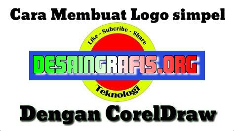 cara membuat logo sekolah di coreldraw