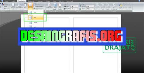 cara supaya drawing canvas bisa untuk 2 halaman di word