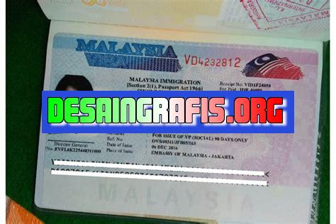 Cara Mengurus Visa 3 Bulan Ke Malaysia