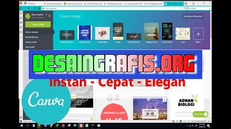 cara buat desain dengan canva