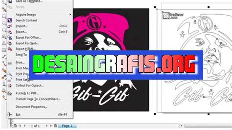 cara cutting stiker di coreldraw