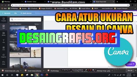 cara mengatur ukuran di canva