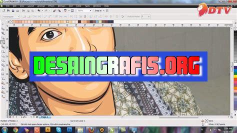 cara membuat vector wajah di coreldraw x7