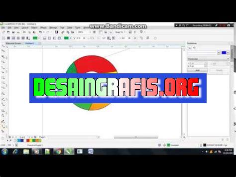 cara membuat logo google chrome di coreldraw x7