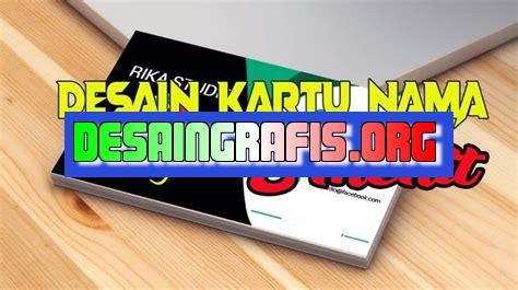 cara buat kartu nama selain canva