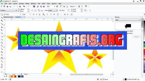 cara desain gambar di coreldraw